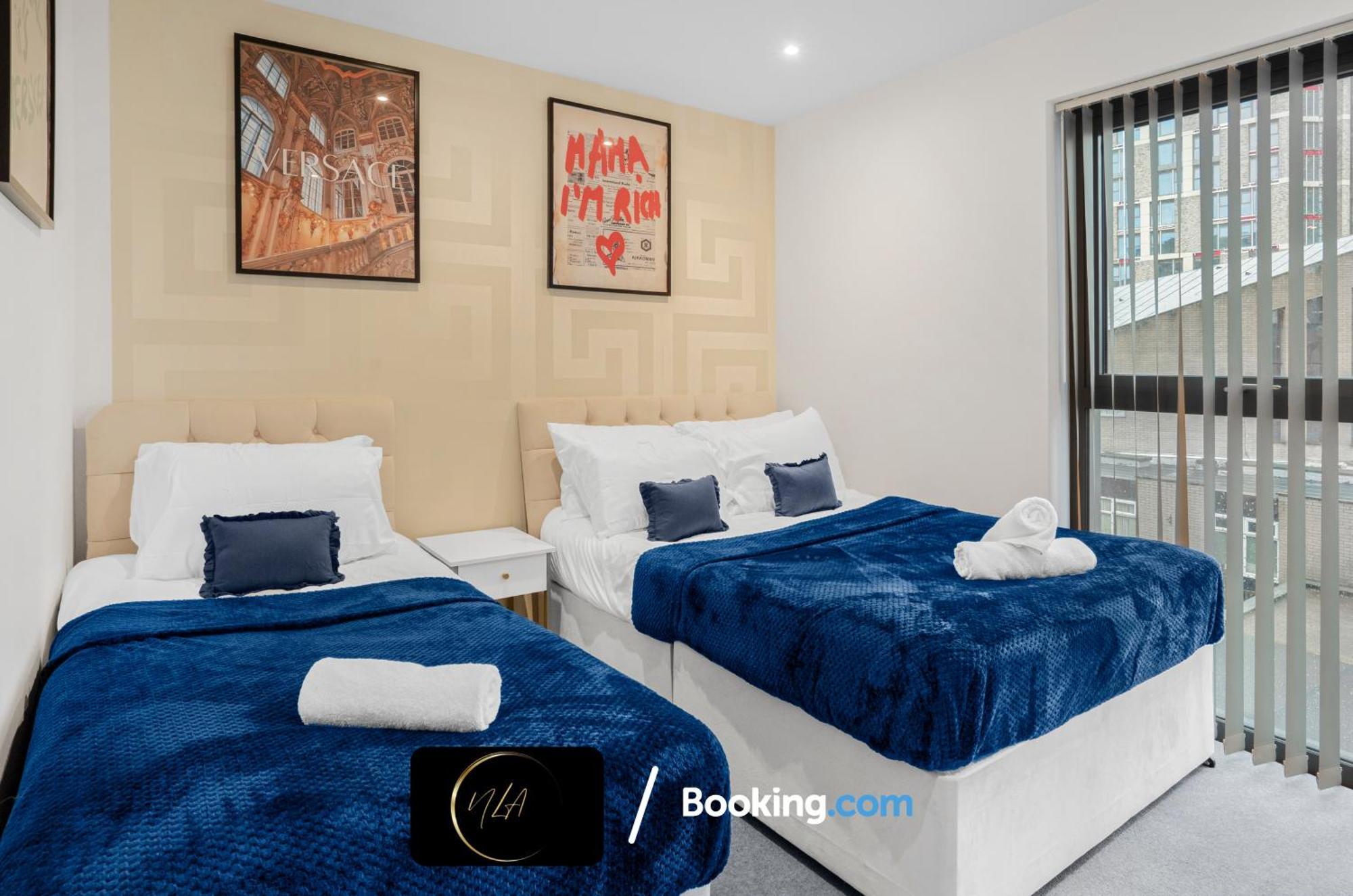 City Centre Apartment With Free Parking, 2 Bathrooms, Netflix And Wifi - Suitable For Contractors And Families - By Noor Luxury Accommodations Birmingham Extérieur photo