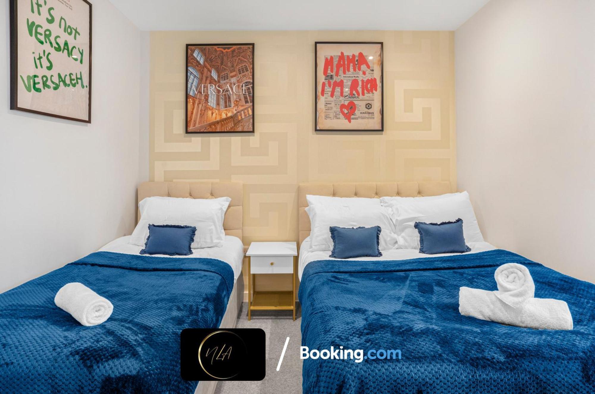 City Centre Apartment With Free Parking, 2 Bathrooms, Netflix And Wifi - Suitable For Contractors And Families - By Noor Luxury Accommodations Birmingham Extérieur photo