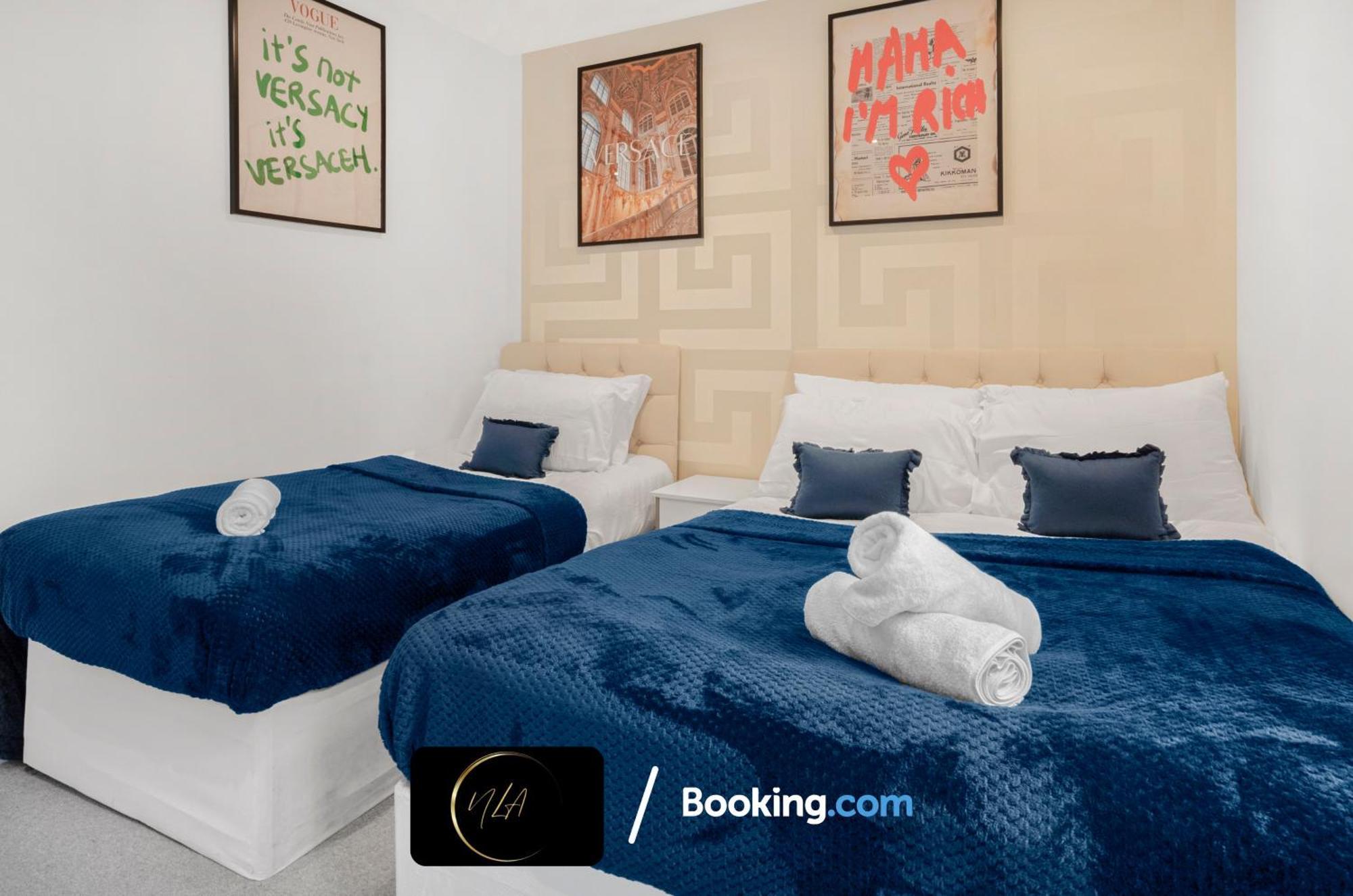 City Centre Apartment With Free Parking, 2 Bathrooms, Netflix And Wifi - Suitable For Contractors And Families - By Noor Luxury Accommodations Birmingham Extérieur photo