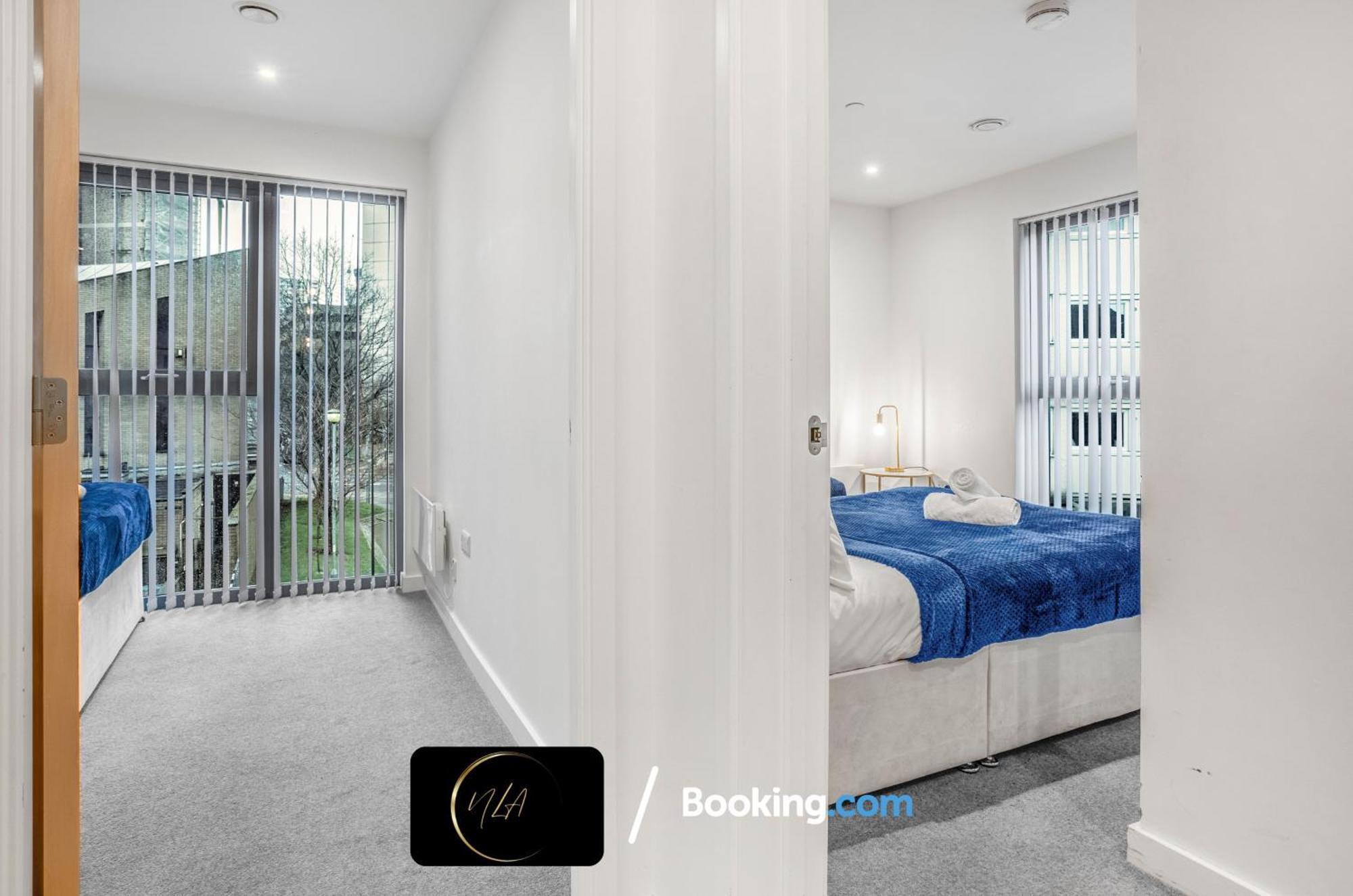 City Centre Apartment With Free Parking, 2 Bathrooms, Netflix And Wifi - Suitable For Contractors And Families - By Noor Luxury Accommodations Birmingham Extérieur photo