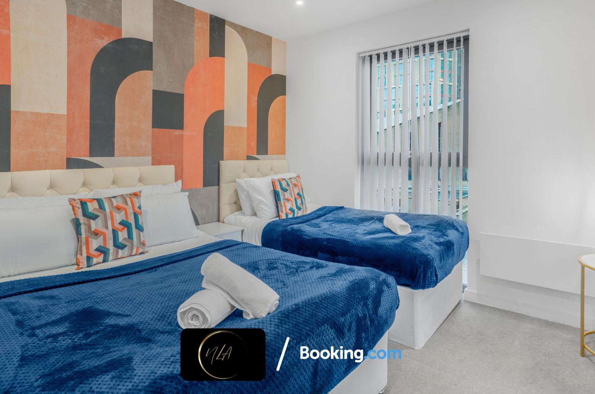 City Centre Apartment With Free Parking, 2 Bathrooms, Netflix And Wifi - Suitable For Contractors And Families - By Noor Luxury Accommodations Birmingham Extérieur photo